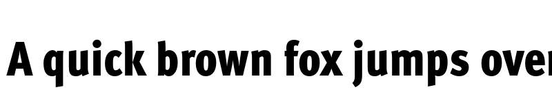 Preview of Meta Pro Condensed Black font