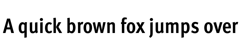 Preview of Meta Pro Condensed Bold font