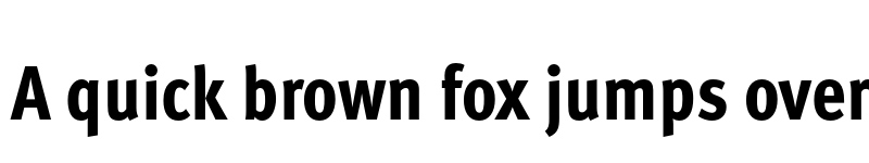 Preview of Meta Pro Condensed Extrabold font