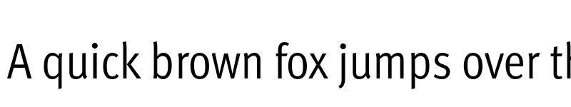 Preview of Meta Pro Condensed Normal font