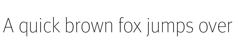 Preview of Meta Pro Thin font