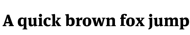 Preview of Meta Serif W05 ExtraBold font