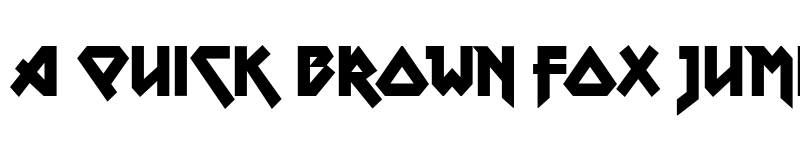 Preview of Metal Lord Regular font