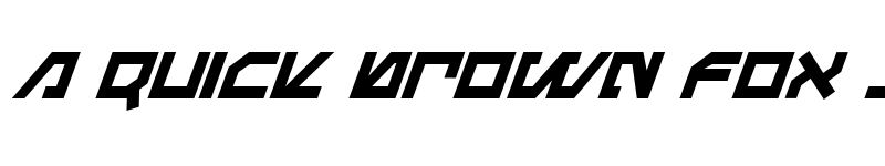 Preview of Metal Storm Italic Italic font