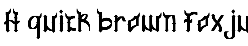 Preview of Metaliva Regular font