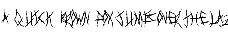 Preview of MetalShow Regular font