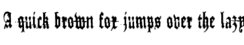 Preview of Metamorphose Requiem Regular font