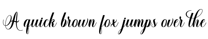 Preview of Methalia Regular font