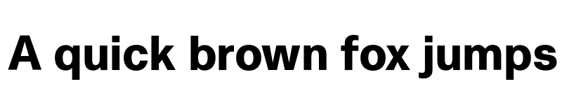 Preview of Metrik Trial Black font