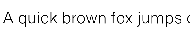 Preview of Metrik Trial Light font