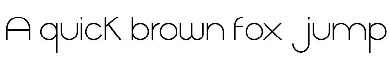 Preview of Metrolic Regular font