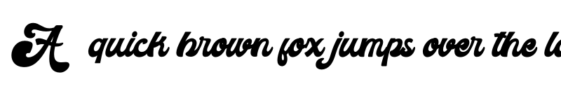 Preview of Metroni Demo font