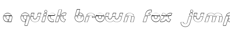 Preview of Metroplex Outline Laser Outline Laser font
