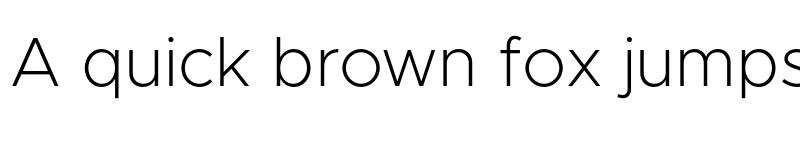 Preview of Metropolis Extra Light font