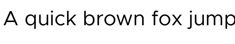 Preview of Metropolis Regular font