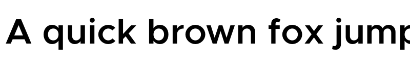 Preview of Metropolis Semi Bold font