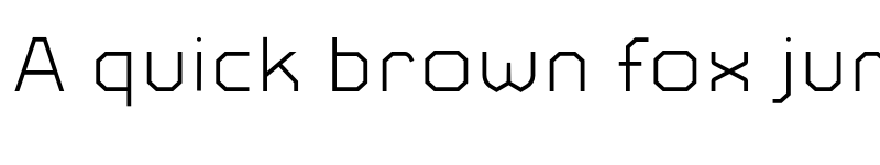 Preview of Metuo Personal Use Thin font