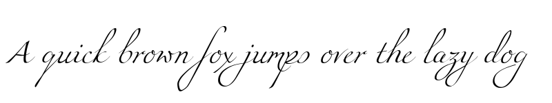 Preview of Miama Regular font