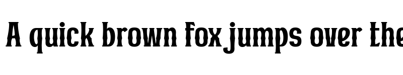 Preview of Mibunditrial Regular font