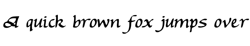Preview of Michaelmas Regular font