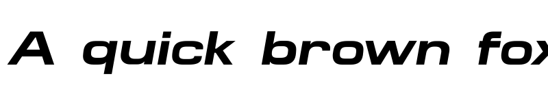 Preview of MicroExtendFLF Bold Italic font