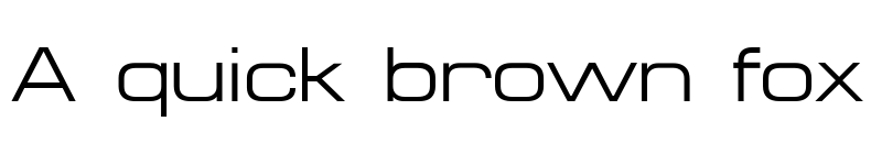 Preview of MicroExtendFLF Regular font