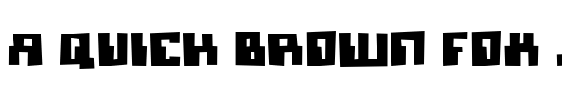 Preview of Micronian Blown Regular font