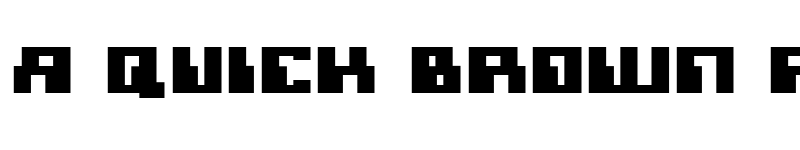 Preview of Micronian Expanded Expanded font