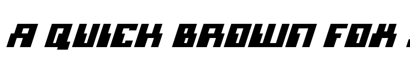 Preview of Micronian Italic Italic font