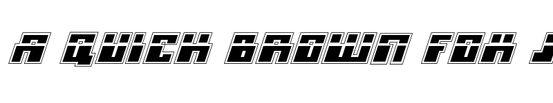 Preview of Micronian Laser Academy Italic Regular font