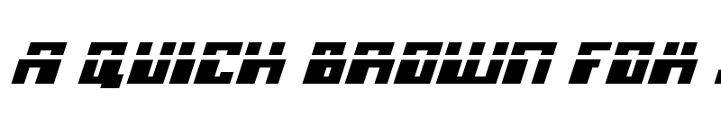 Preview of Micronian Laser Italic Italic font