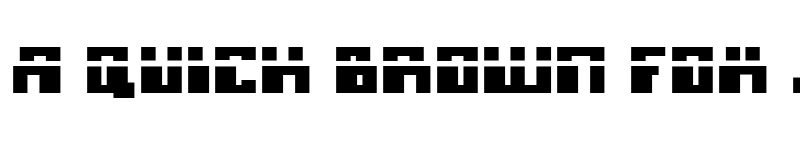 Preview of Micronian Laser Regular font