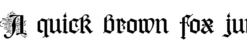 Preview of Middle Ages Deco PERSONAL USE Regular font