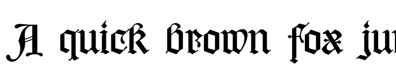 Preview of Middle Ages PERSONAL USE Regular font