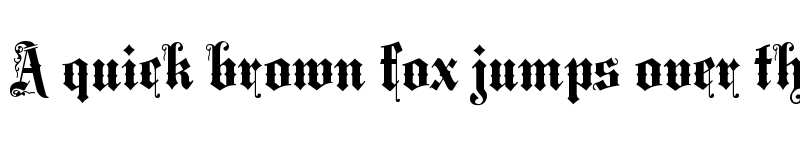 Preview of MiddleSaxonyText Regular font