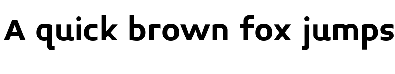 Preview of Midiet Sans Bold font