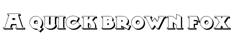 Preview of Midland Rail Shadow NF Regular font