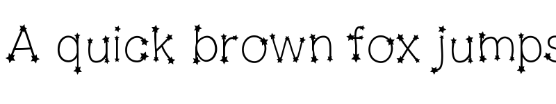 Preview of MidnightConstellations Medium font
