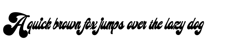 Preview of Midway Retro Regular font