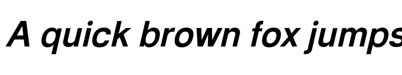 Preview of Miedinger* Bold-Italic font