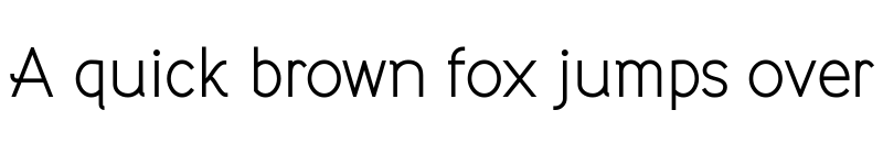 Preview of Mieghommel Regular font
