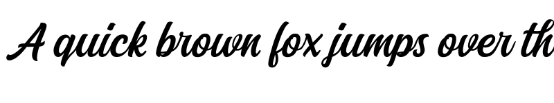 Preview of Miganty Regular font