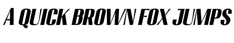 Preview of Migha Black CNTR Slant font