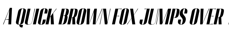 Preview of Migha Black Condensed Slant font