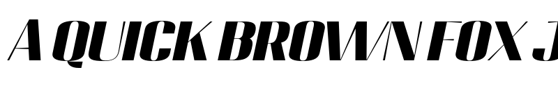 Preview of Migha Black Expanded Slant font