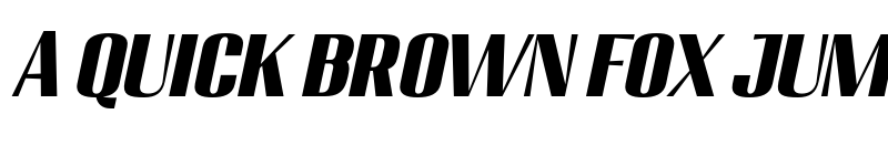 Preview of Migha Black Semi Expanded CNTR Slant font