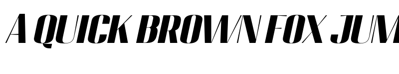 Preview of Migha Black Semi Expanded Slant font