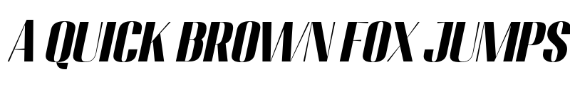 Preview of Migha Black Slant font