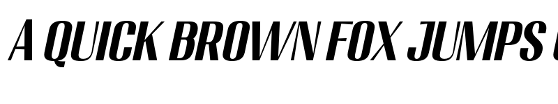 Preview of Migha Bold CNTR Slant font