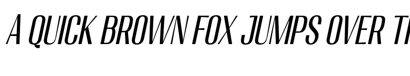 Preview of Migha Condensed CNTR Slant font